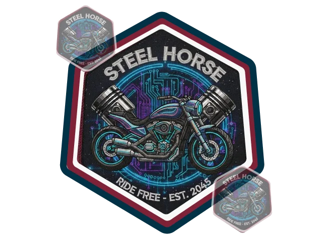 Design Your Motorcycle Patch