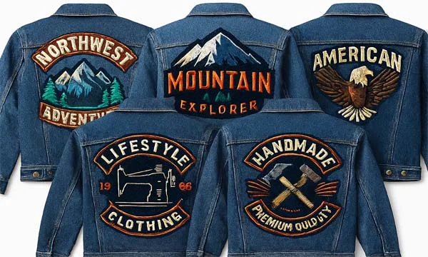 Jacket Back Embroidery Digitizing