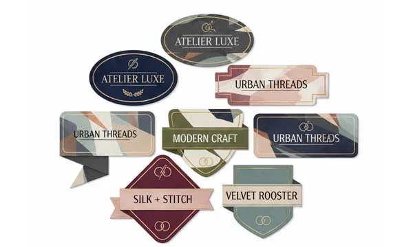 Personalized Printed Satin Labels
