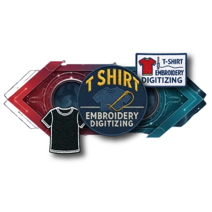 T-shirt Embroidery Digitizing