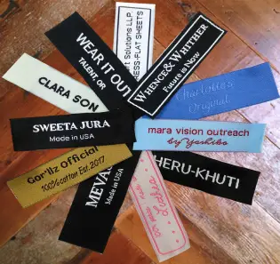 Woven Ribbons Labels